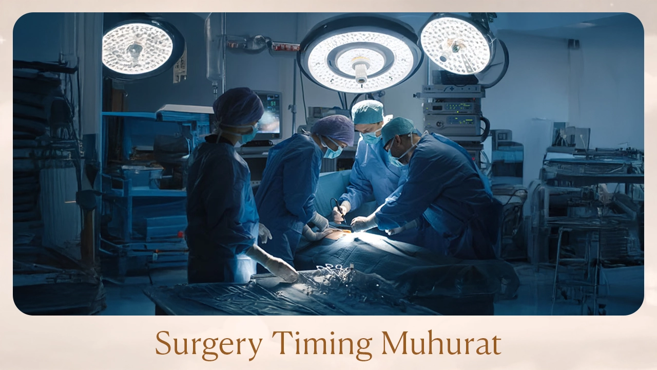 Surgery timing Muhurat